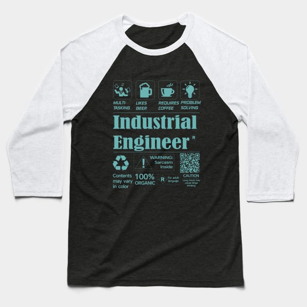 Industrial Engineer Baseball T-Shirt by Breakpoint